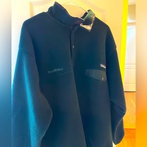 Dark Green Patagonia Synchilla Snap-T (Large)